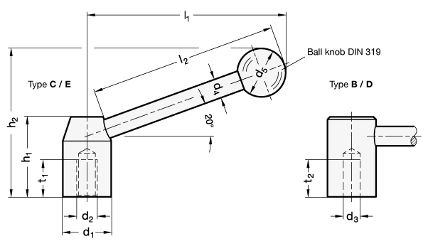 Tension Levers GN 212 sketch