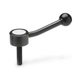Flat Adjustable Tension Levers with threaded stud GN 125 thumbnail