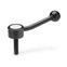 Flat Adjustable Tension Levers with threaded stud GN 125 thumbnail