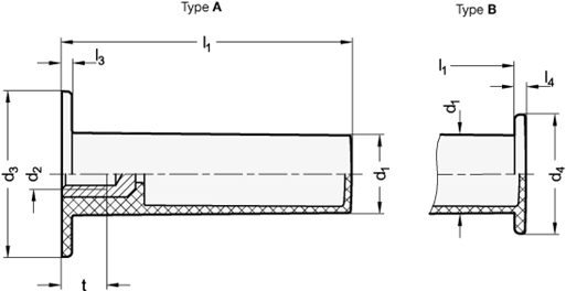 Cylindrical Handles GN 539.2 sketch
