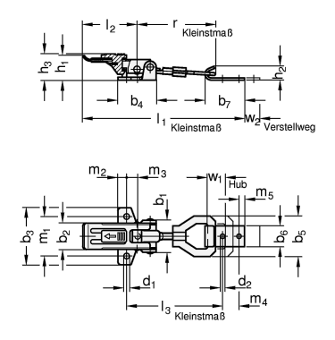 Spannverschluesse GN 831.2 Skizze