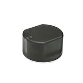 Control Knobs aluminium  black anodized GN 729 thumbnail