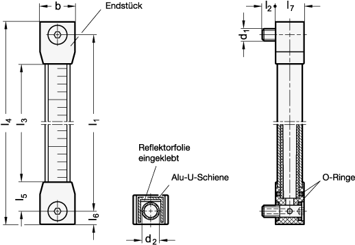 lstandsanzeiger GN 651 Skizze