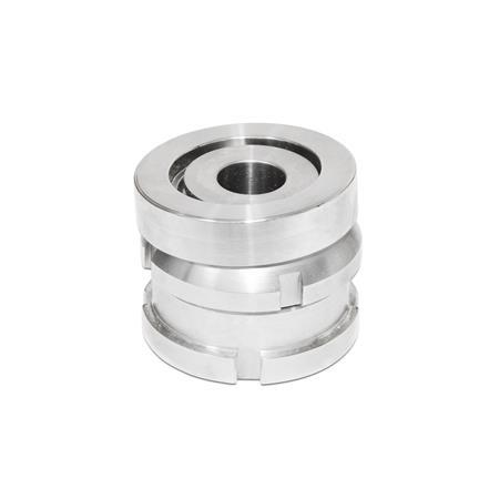 Stainless Steel Leveling Sets Steel  zinc plated  stainless steel GN 350.2
