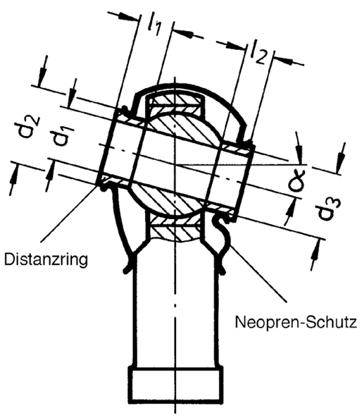 Schutzhuellen fuer Gelenkkoepfe HA 648.9 Skizze