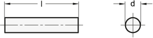 Rohmagnete GN 55.3 Skizze