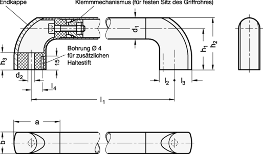 Buegelgriffe GN 767.1 Skizze