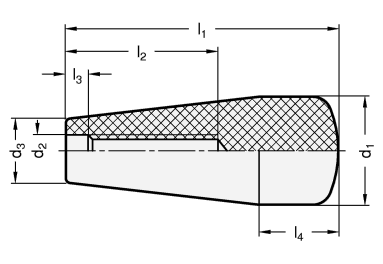 Konusknoepfe GN 219 Skizze