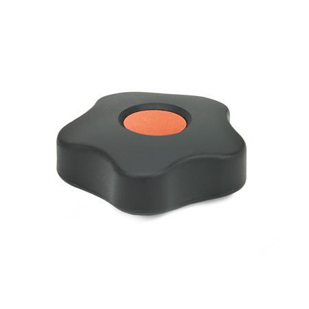 Star Knobs bushing threaded  square GN 5331