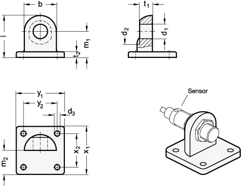 Sensor Holders GN 272.4 sketch