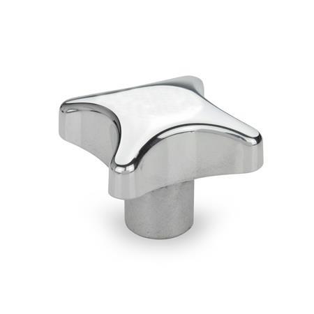 Hand Knobs matte or polished DIN 6335