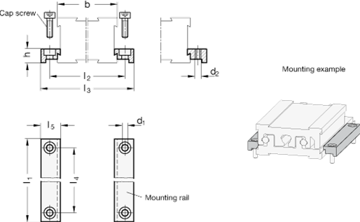Fastening Units GN 900.1 sketch
