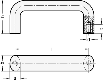 Buegelgriffe GN 725 Skizze